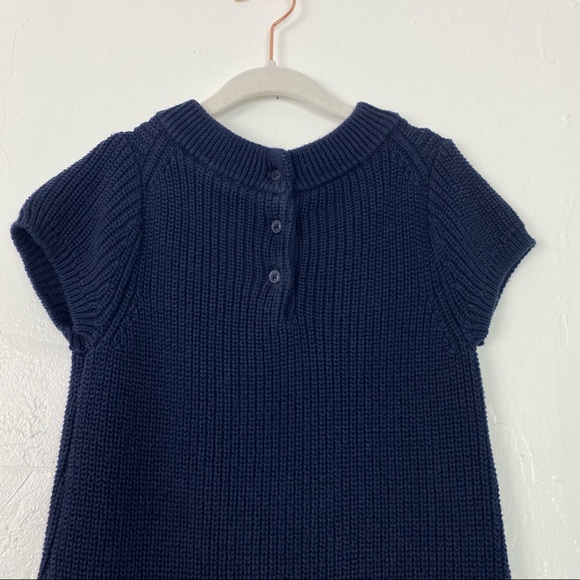 Janie & Jack Navy Blue Drop Waist Sweater dress - Picture 5 of 7